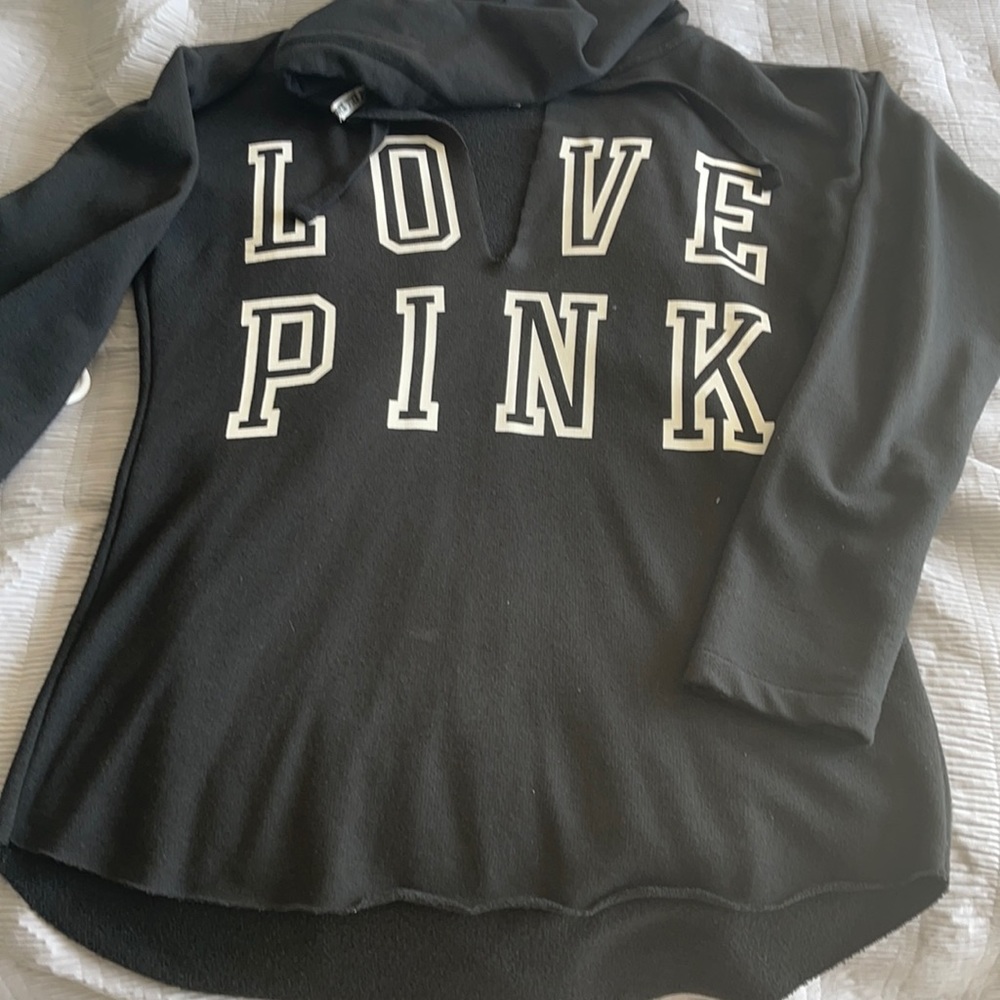 Black Love Pink Sweatshirt/Tunic